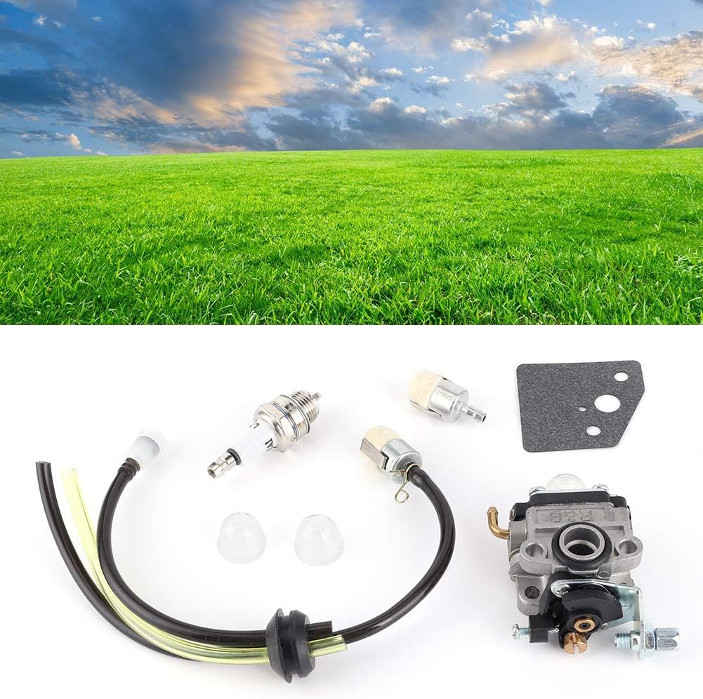 Detalle de Atyhao Kit de Carburateur pour GX31 GX22 FG100 Little Wonder Mantis – Kit de Vonduite de Carburant