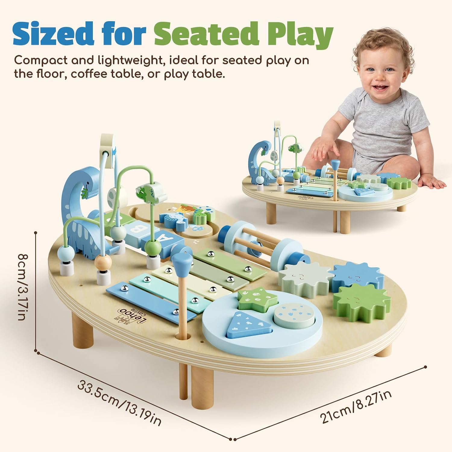 Detalle de Lehoo Castle Wooden Activity Table