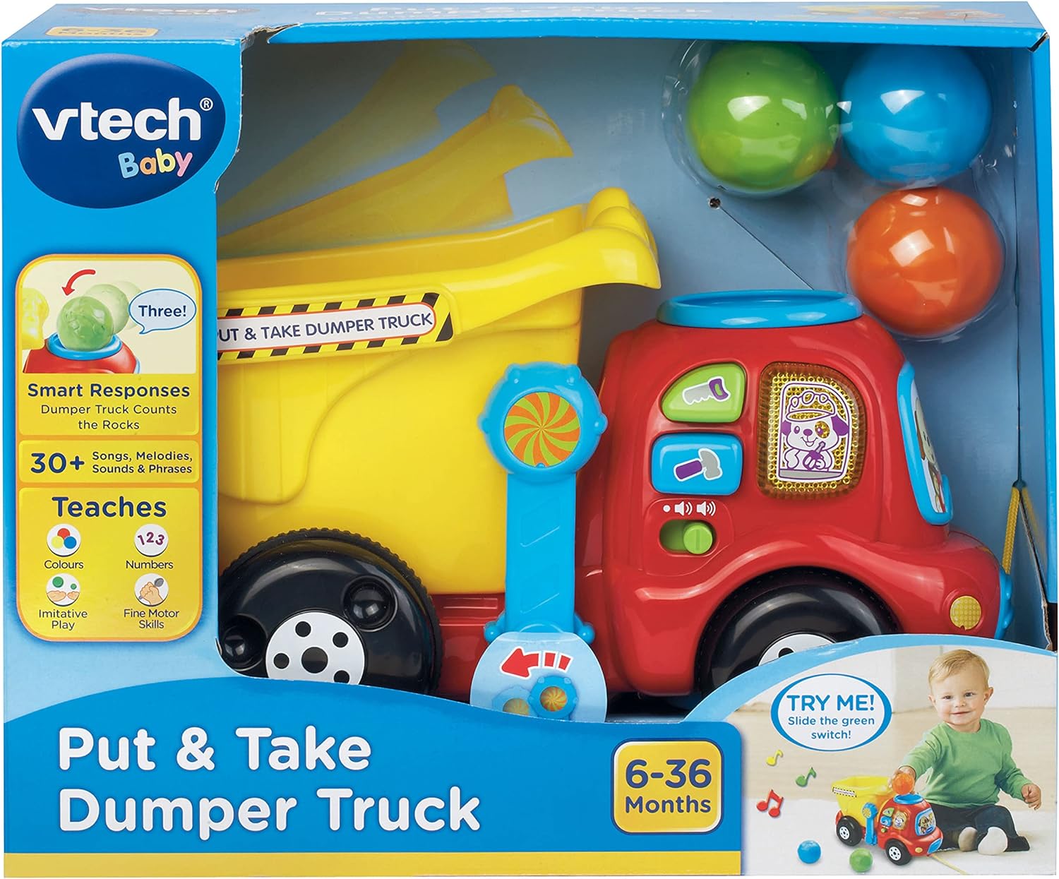 Thumbnail 3 de VTech Put and Take Dumper Truck: A Friendly Toddler Busy Toy