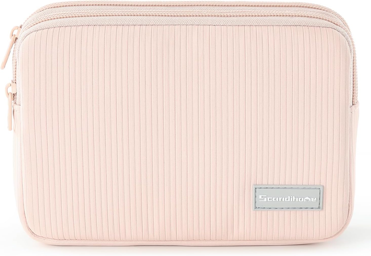 Thumbnail 1 de SEPWIK Travel Makeup Bag: Clear PVC, 180° Wide Opening, Detachable 2-in-1 Toiletry Organizer