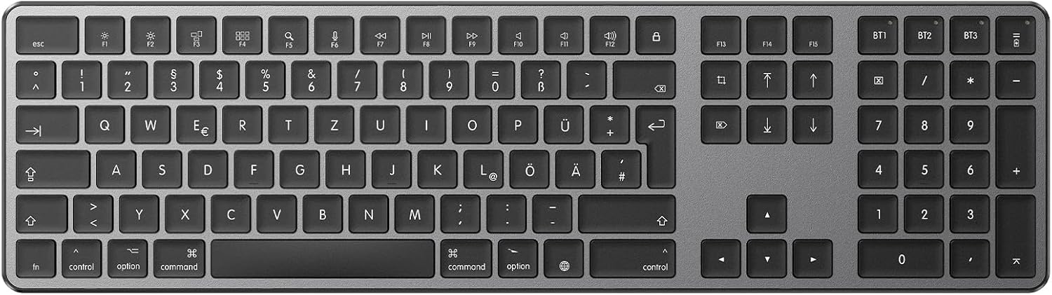 Detalle de OMOTON Bluetooth Mac Tastatur mit 3 Kanälen