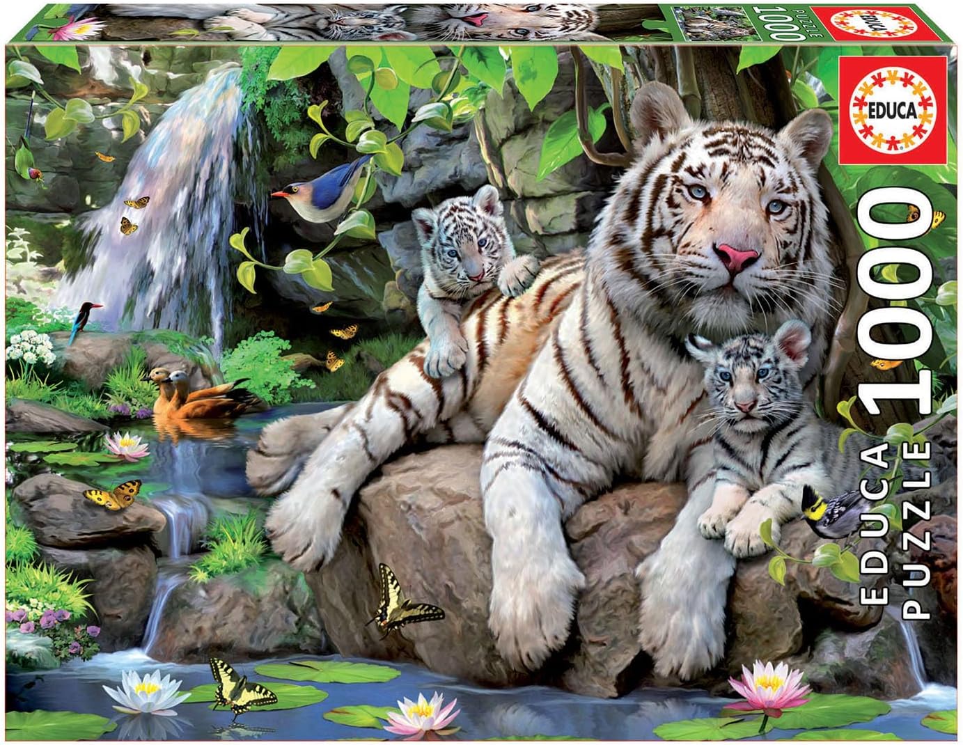 Thumbnail 2 de Educa 17662 „Tiger in den Bäumen“ – 1000-Teile-Puzzle für Erwachsene und Kinder ab 10 Jahren