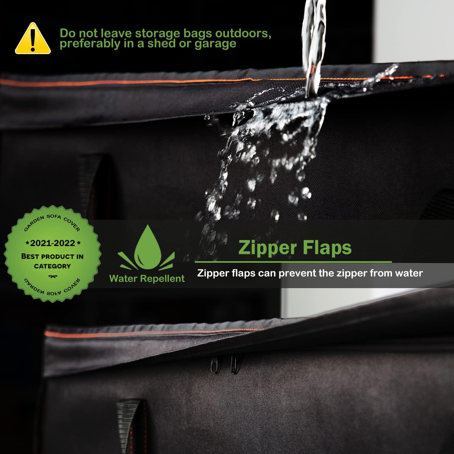 Detalle 2 de Enzeno Cushion Storage Bag 420D Oxford with Zipper