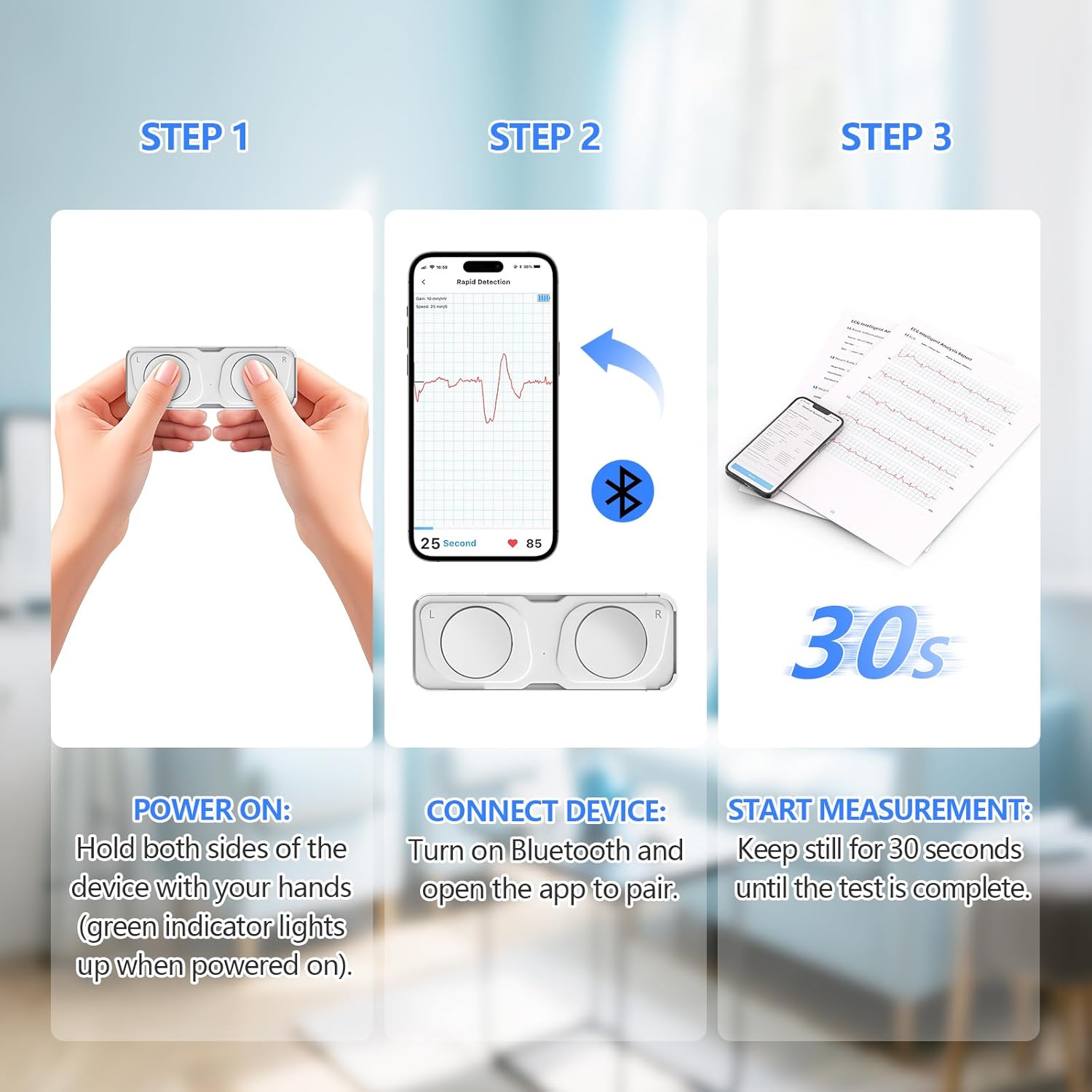 Thumbnail 6 de ECG Monitor Portable ECG Monitor for Home Use