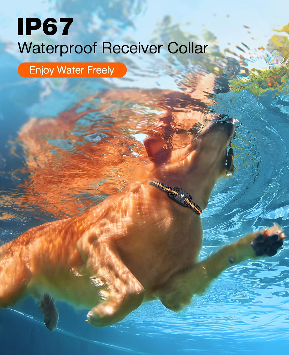 Thumbnail 4 de Bousnic Dog Shock Collar with Remote (5-120 lbs) — 3300Ft Range, Dual-Channel, IP67 Waterproof