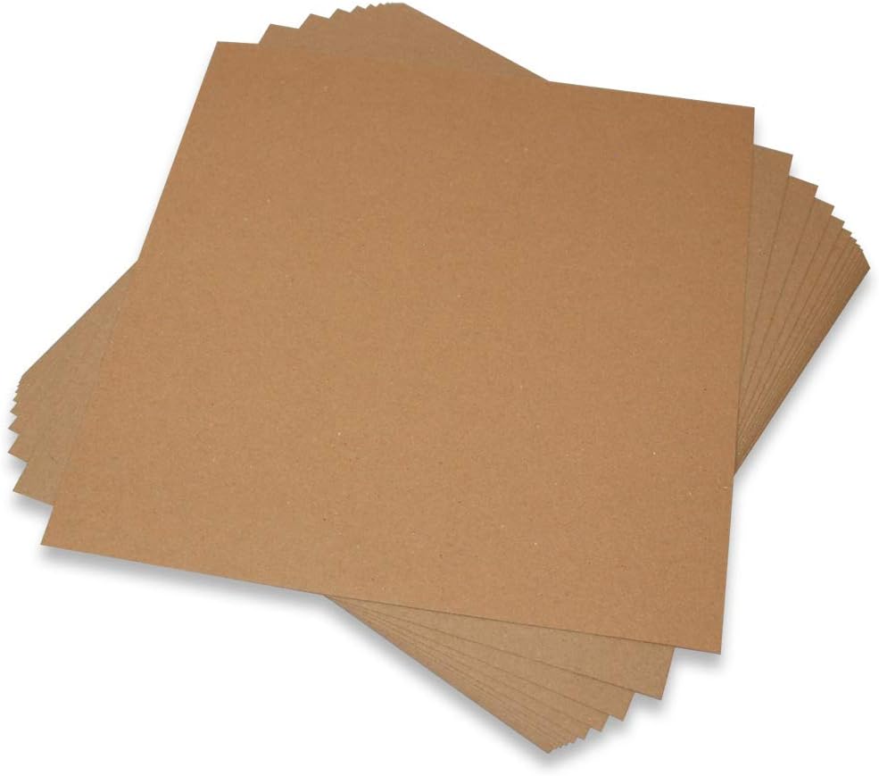Detalle de Handwerk UK 2049 C6 Kraft Karte und Umschlag (50er Pack) – braun