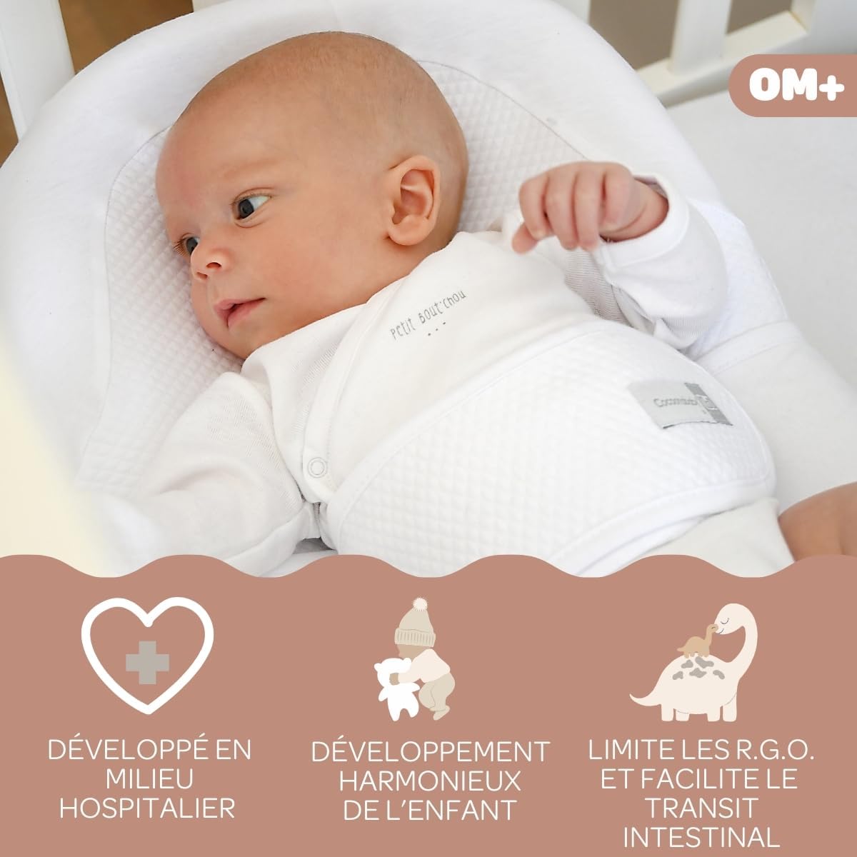 Detalle de RED CASTLE/BEABA Bozzolo Ergonomico Nido d'angelo Comfort – Made in Francia