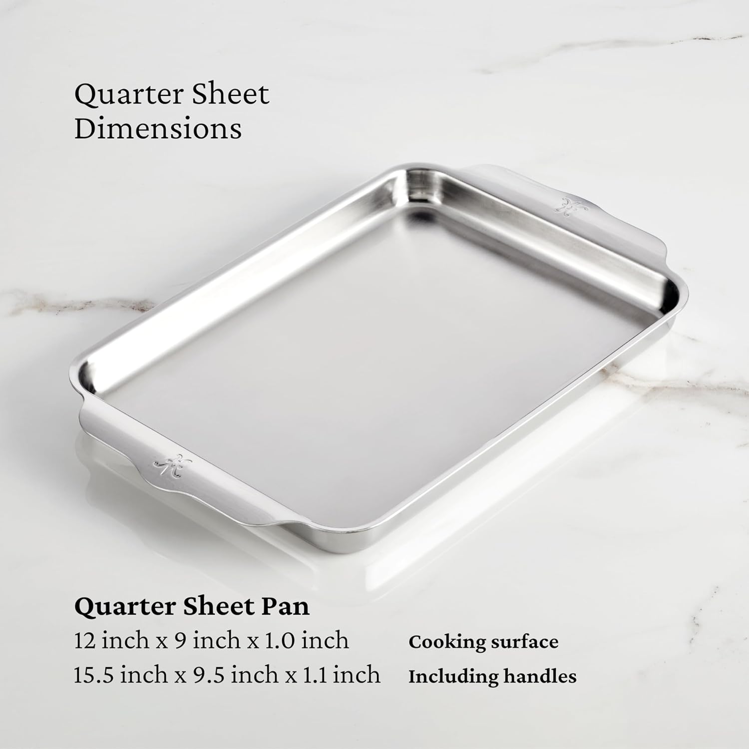 Thumbnail 3 de Hestan Provisions OvenBond 5-Piece Tri-ply Stainless Steel Ovenware Baking Sheet Set
