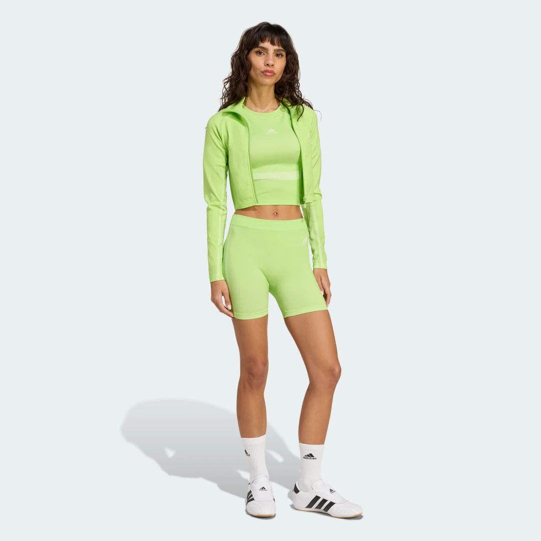 Thumbnail 2 de adidas Chaqueta sin costuras Firebird en verde