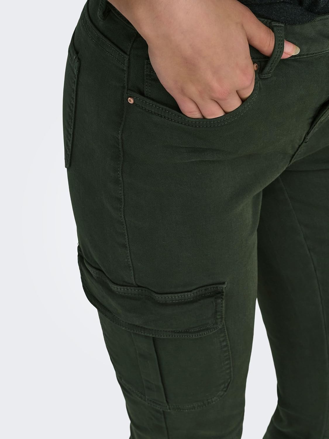 Thumbnail 6 de ONLY Cargo Trousers ONLMISSOURI Slim Fit – Pantaloni cargo lunghi con elastico alle caviglie