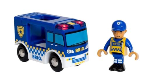 Brio World 33825 Camion de Police Son et Lumière ⚙