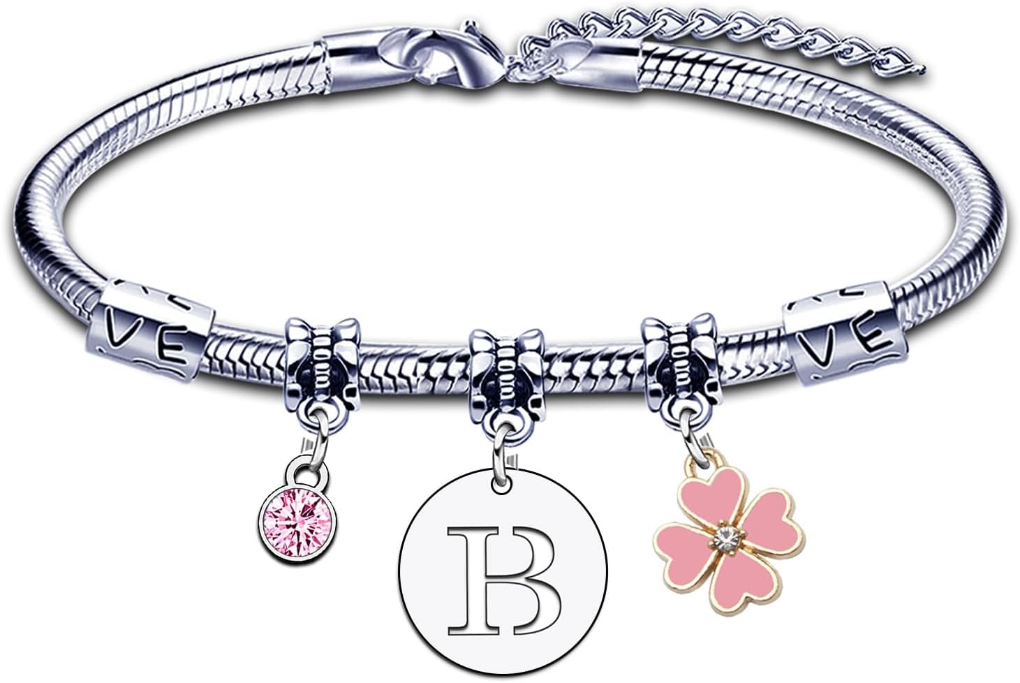 Thumbnail 6 de KJKJKJ Regalo Pulsera 26 letras plateado