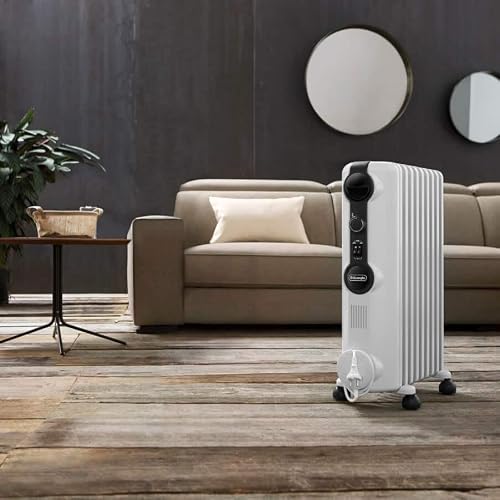 Detalle de De'Longhi Radia S TRRS0920 – Radiateur à huile 2000W pour pièces jusqu’à 60 m³