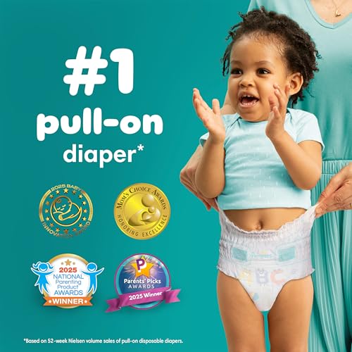 Detalle de Pampers Cruisers 360° Diapers, Size 5 (100 Count) with 360° Stretch, Leakproof Fit