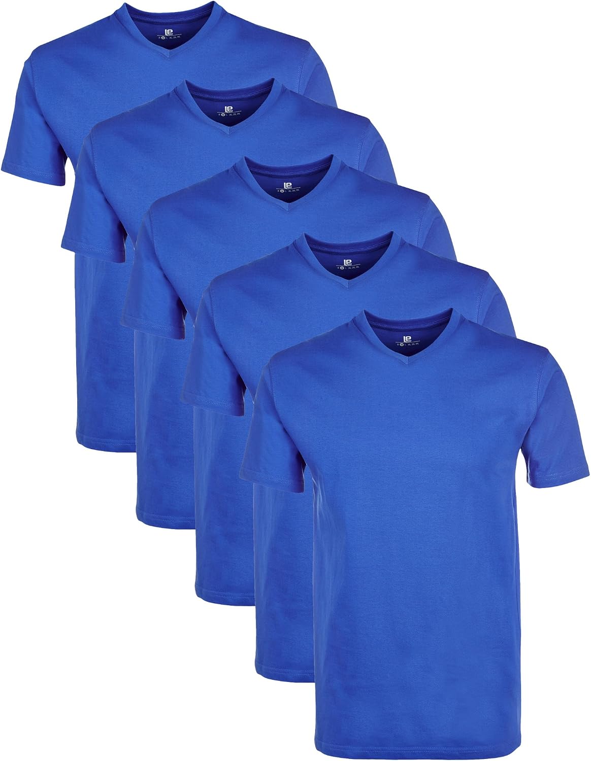 Thumbnail 1 de Lower East Basic V-Ausschnitt T-Shirts 10er Pack