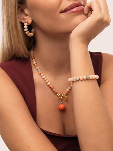 Detalle 2 de SINGULARU Pulsera Ámbar Stones 17 cm