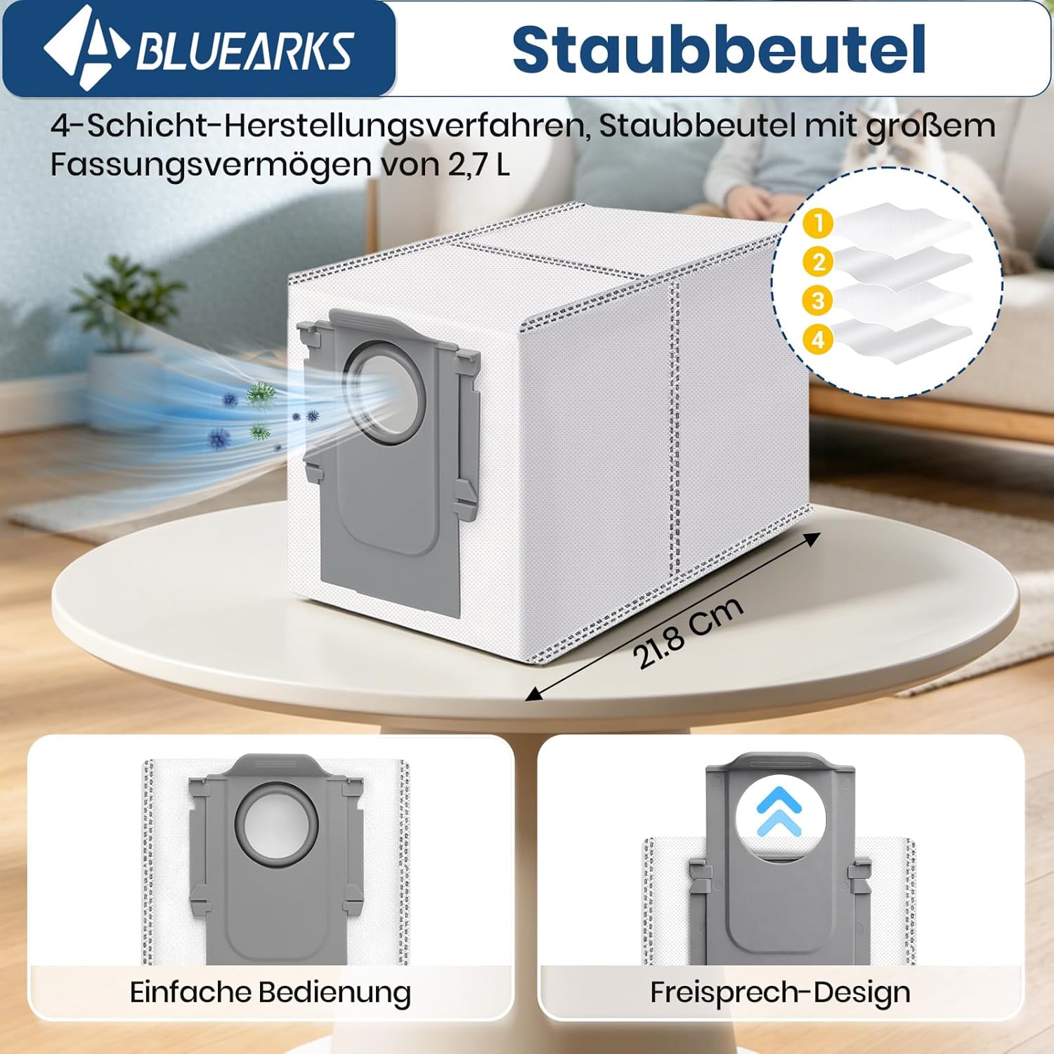 Thumbnail 4 de Bluearks Zubehörset Roborock Qrevo 26‑teilig 🧹