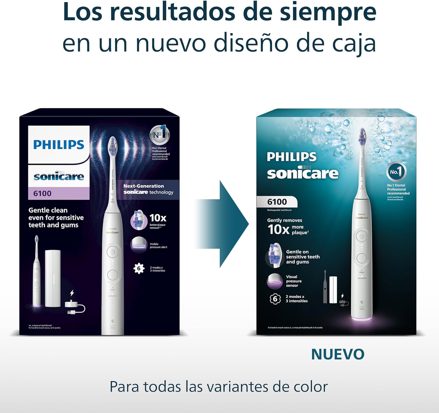 Thumbnail 5 de Philips Sonicare 6100 Cepillo Eléctrico Sónico 🦷 Incluye Estuche