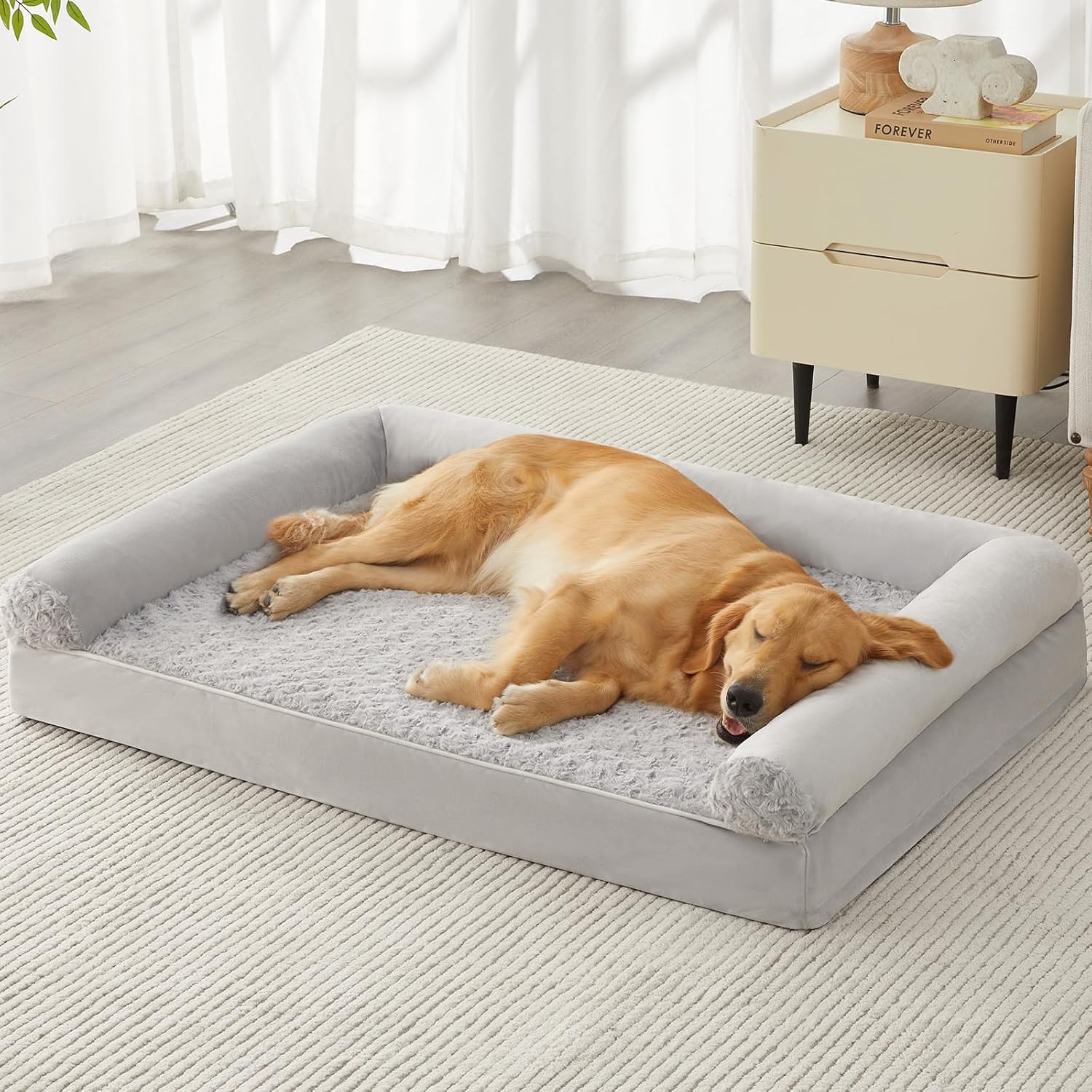Thumbnail 6 de BFPETHOME Orthopedic Waterproof Dog Bed for Large Dogs (Big Couch-Style, Removable Cover)