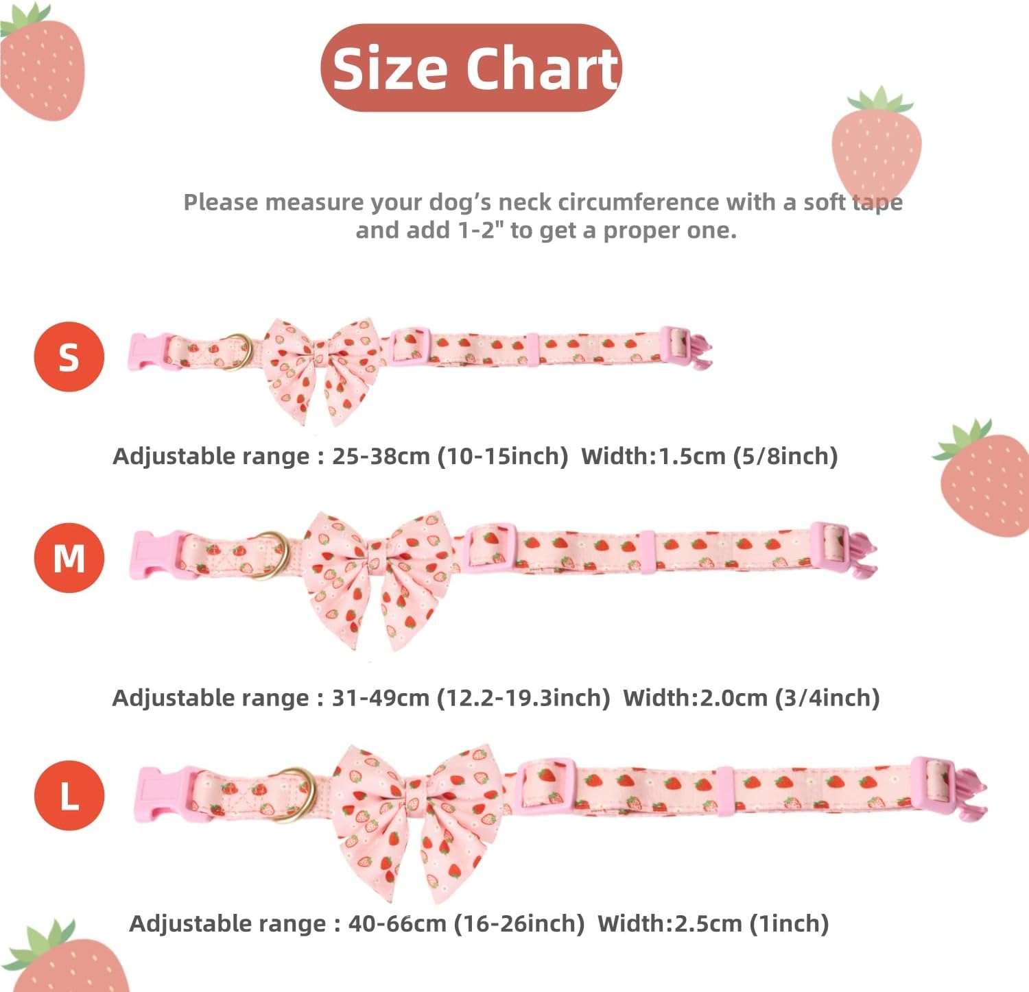Detalle 2 de Petiry Pink Dog Collar with Bow Tie 1.5 cm