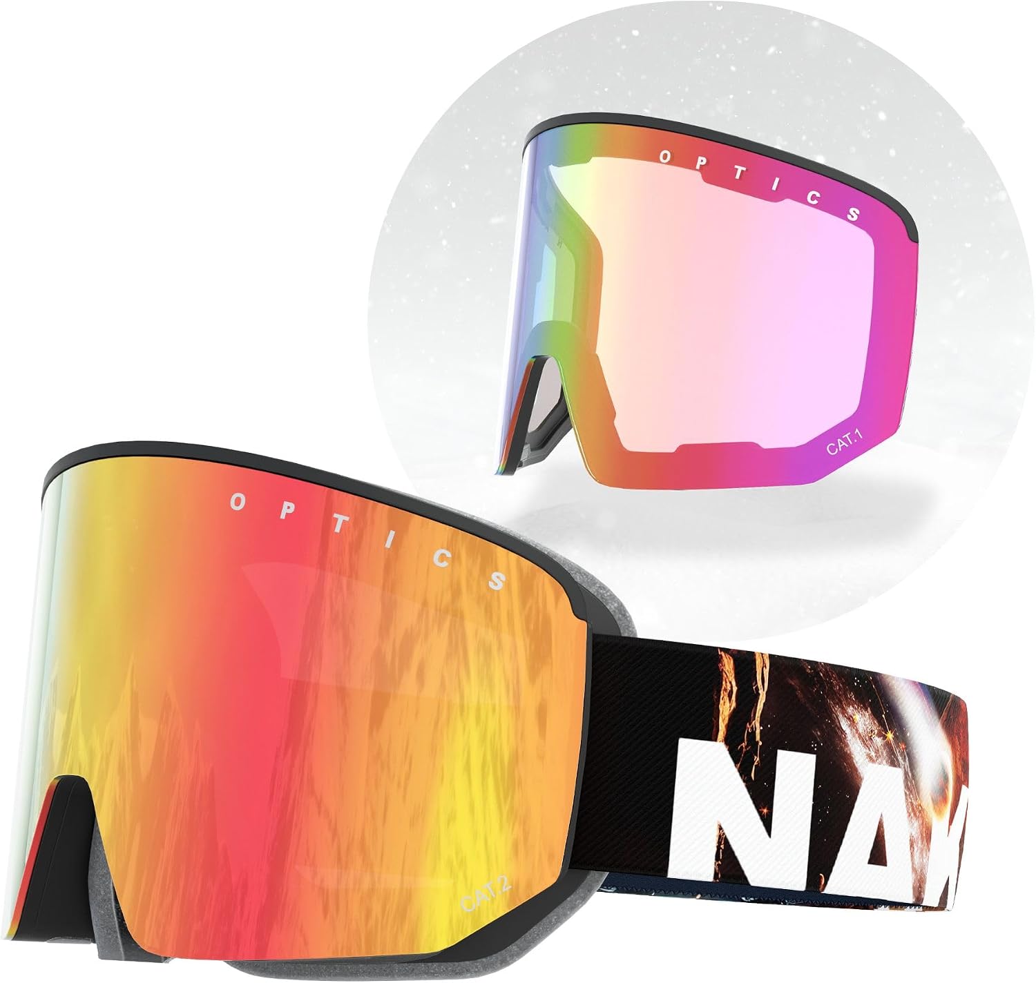 Thumbnail 6 de NAKED Optics NOVA Skibrille mit Wechselgläsern