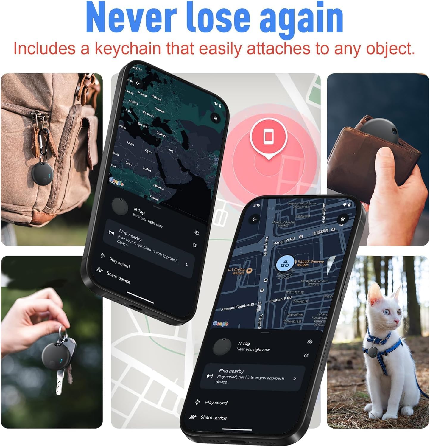 Thumbnail 3 de Air Smart Tracker Android Smart Tracker Tag 6 g
