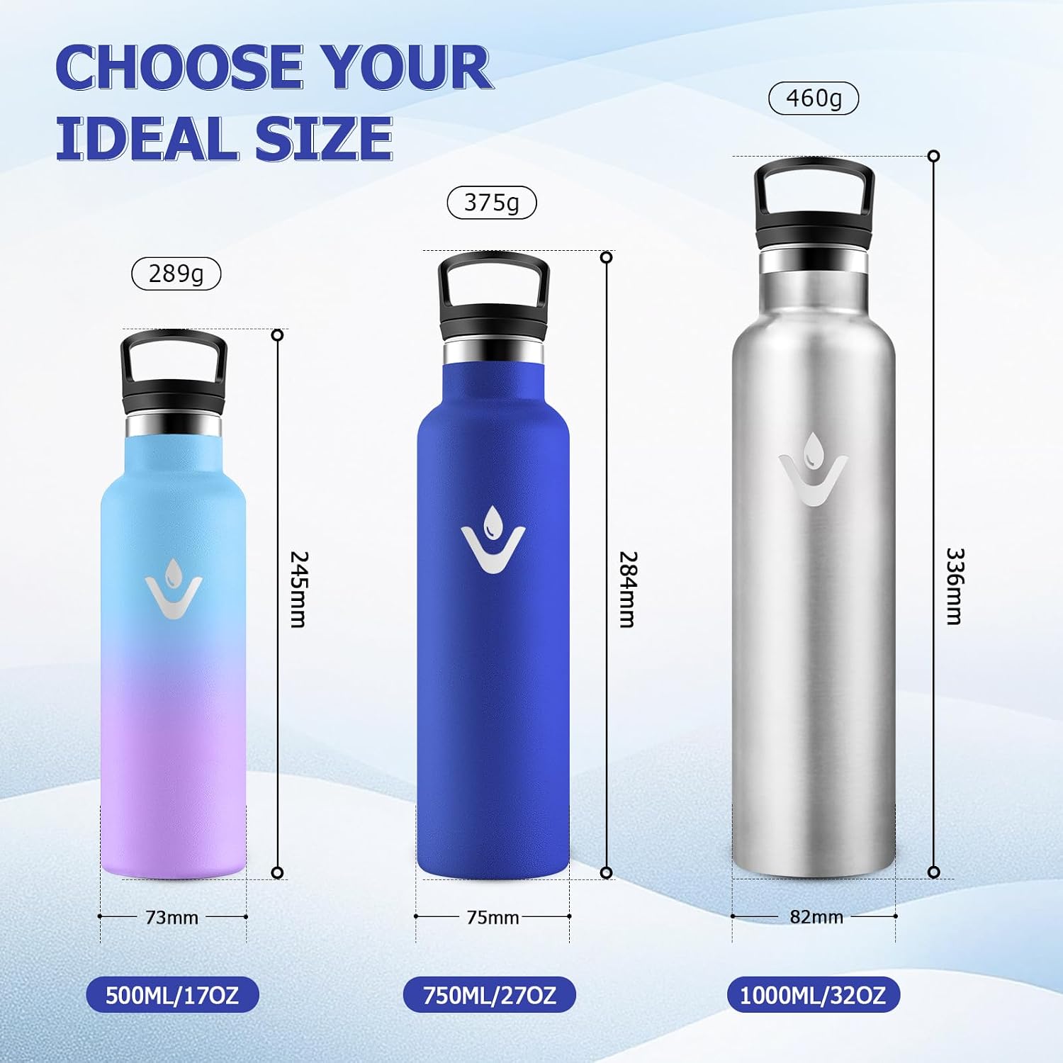 Thumbnail 4 de Gourde Isotherme 750ml inox avec paille