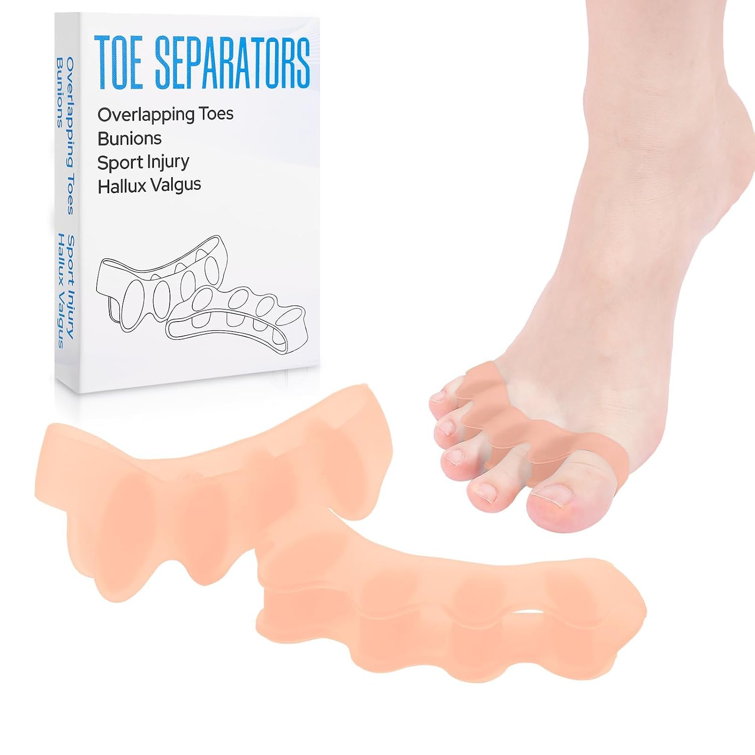 Detalle de KTSAY Silicone Toe Separators