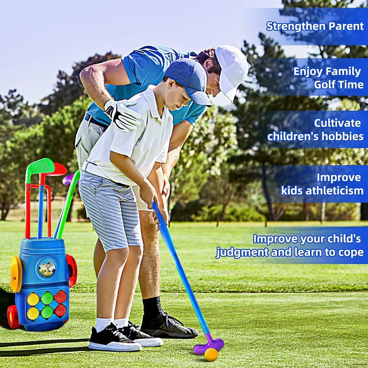 Thumbnail 3 de Doloowee Golf Set for Toddler and Kids – 3 to 6 Years