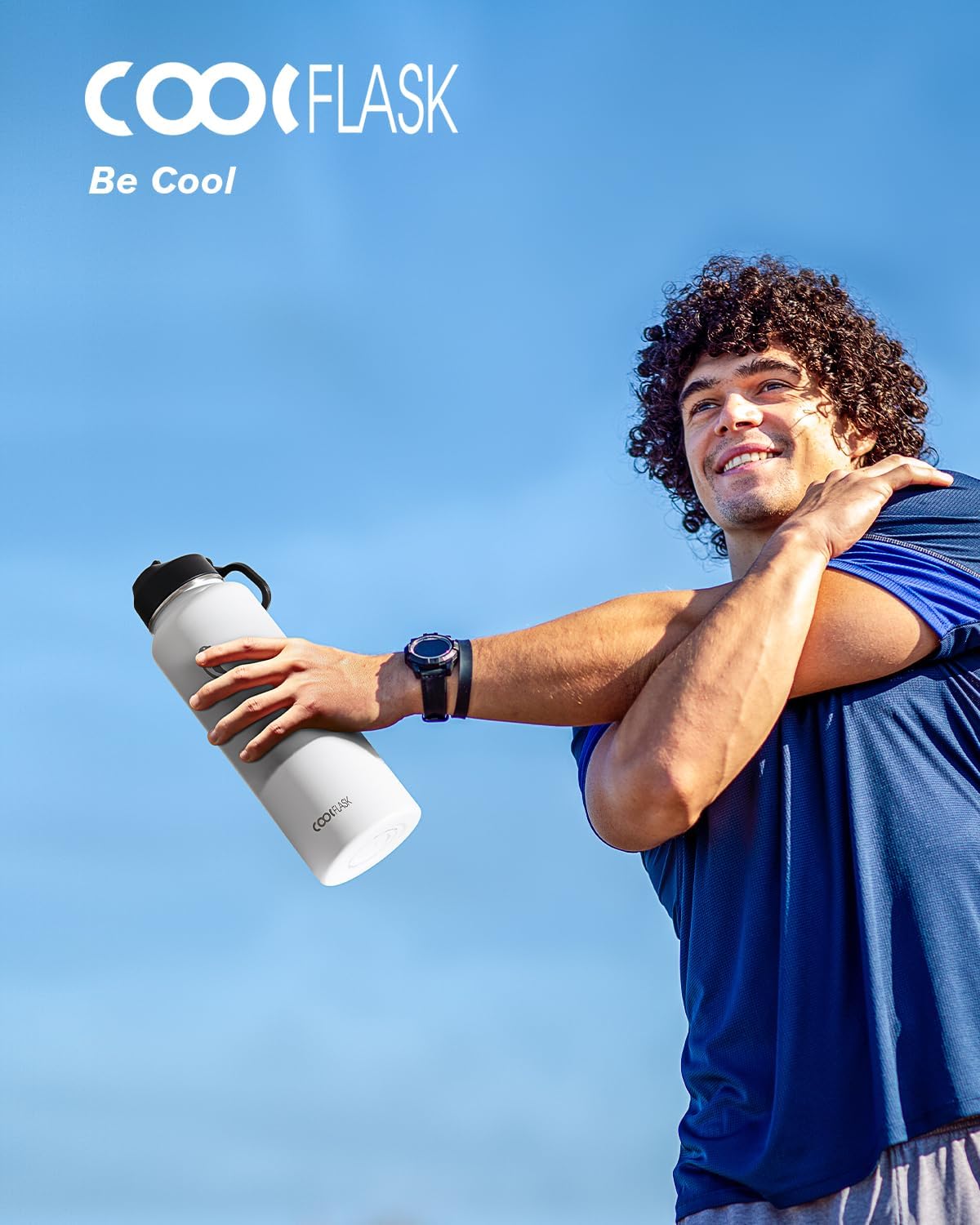 Thumbnail 5 de Coolflask 1.2L Insulated Water Bottle with Straw