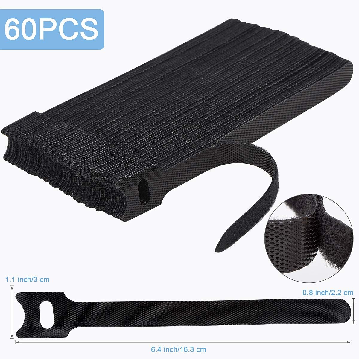 Thumbnail 1 de Nettbe 60 PCS 6-Inch Cable Ties ⚙