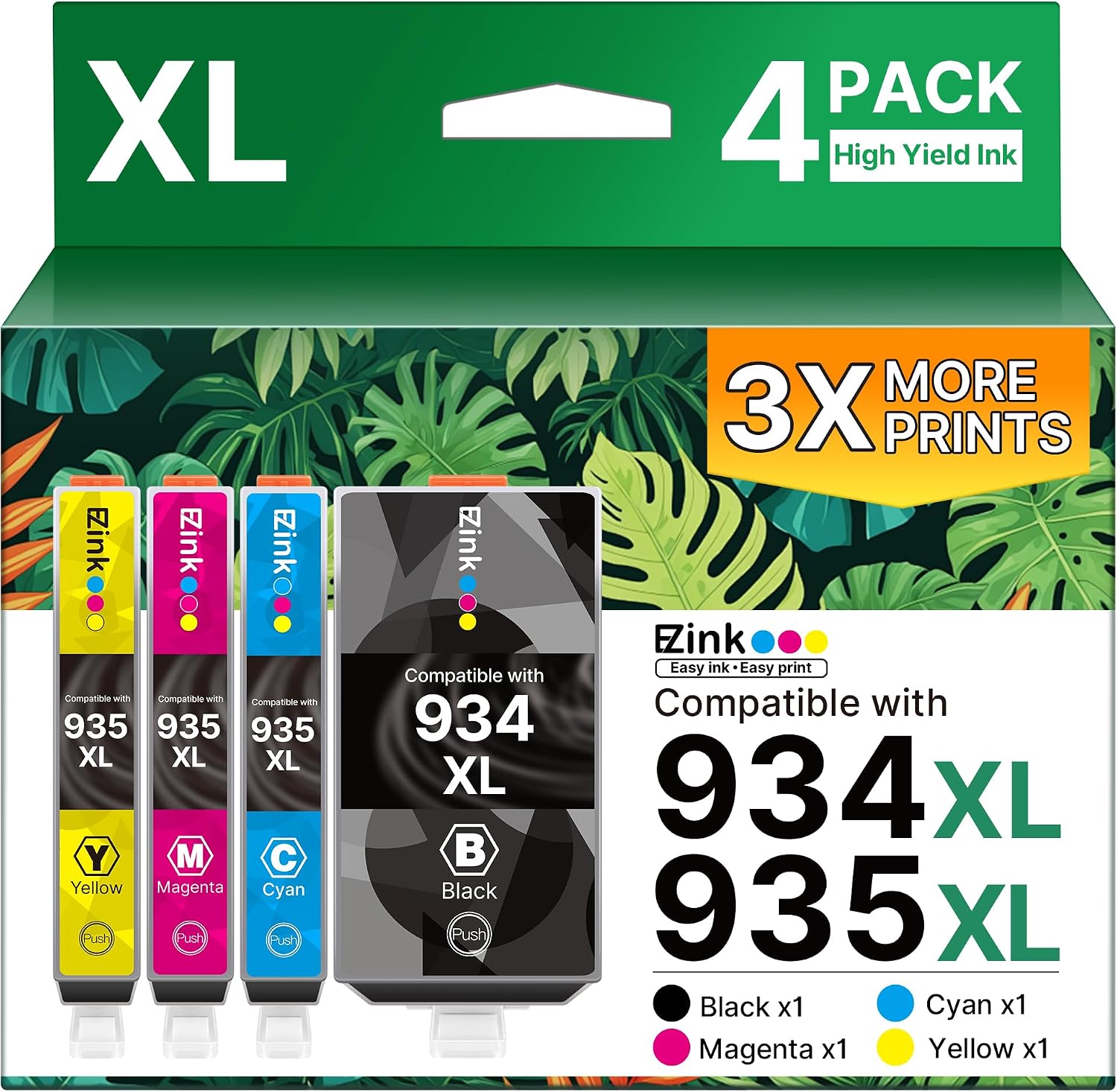 Detalle de E-Z Ink Ink Cartridges 934XL/935XL