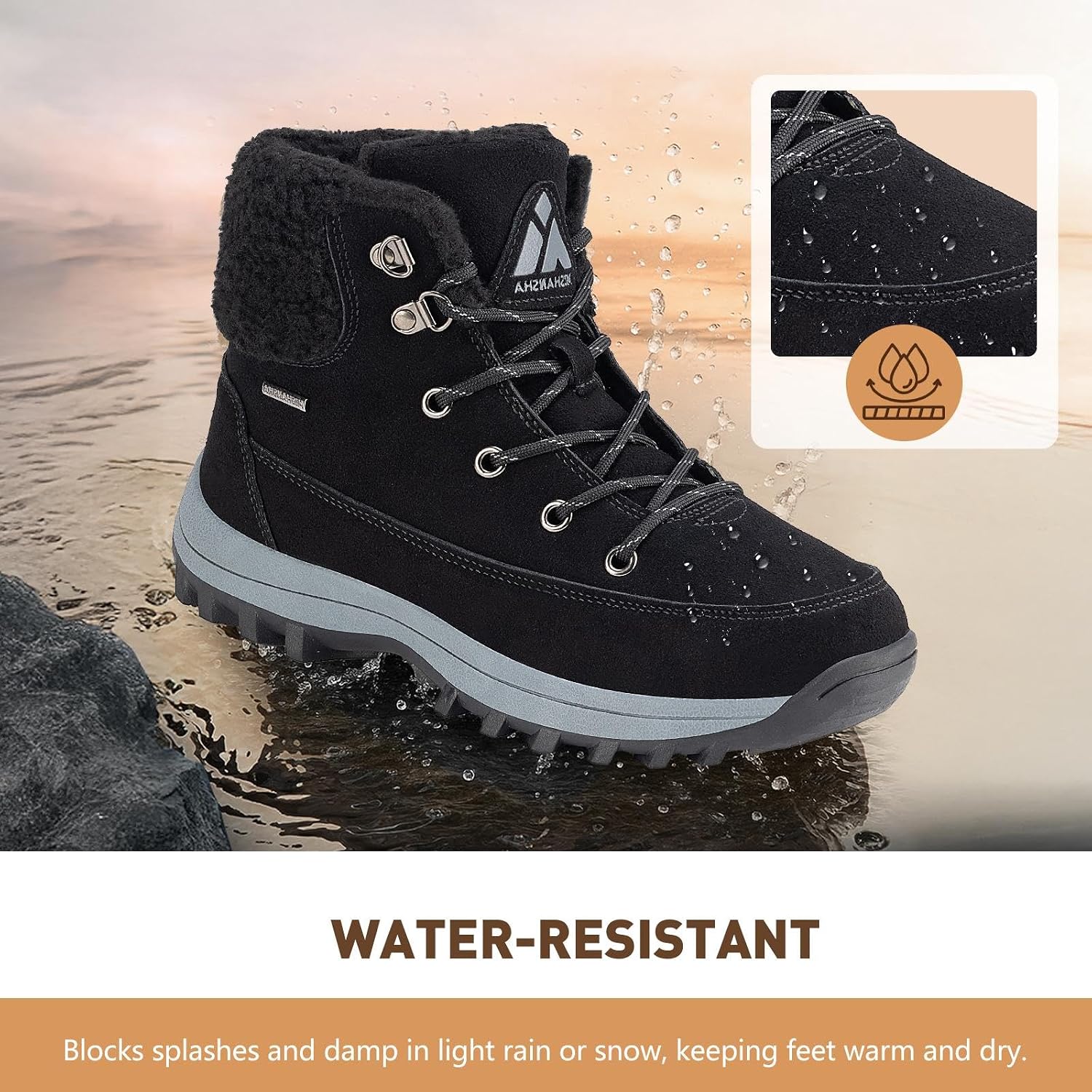 Thumbnail 5 de Mishansha Botas Mujer Invierno Botines antideslizantes 36-42