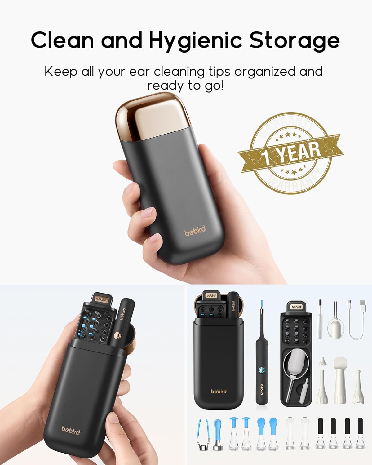 Detalle 2 de Bebird Earsight Plus Ear Wax Removal Tool Camera