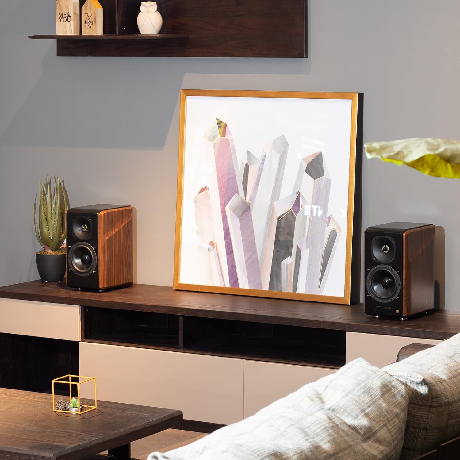 Detalle de Edifier S2000MKIII Coaxial, Bluetooth, Optical & RCA Bookshelf Speakers: Near-Field Active Tri-Amped 130W Studio Monitor