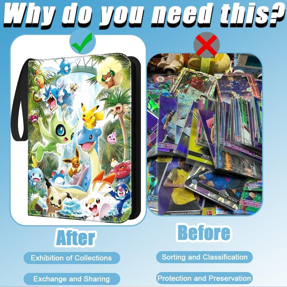 Thumbnail 2 de Card Binder for Pokemon 4-Pocket 400-pocket capacity 📚
