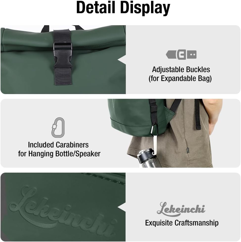 Thumbnail 5 de Lekeinchi Laptop Backpack 17-Inch Waterproof