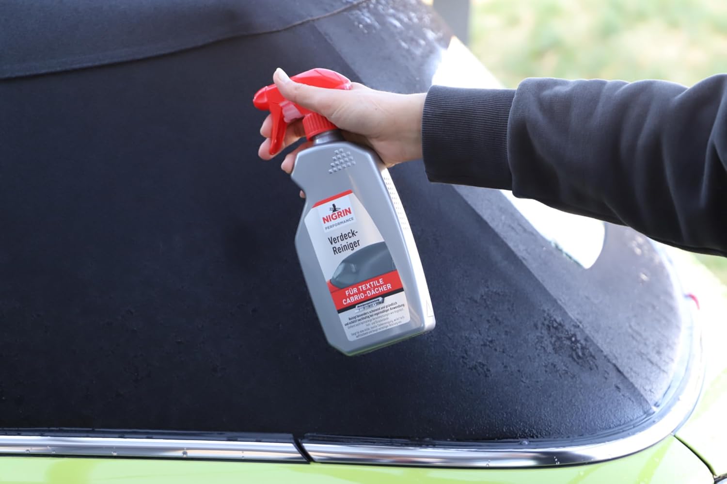 Thumbnail 1 de NIGRIN 74182 Cabrio-Verdeck Reiniger – Sanfte Reinigung, Schutz & Farbauffrischung (500 ml)