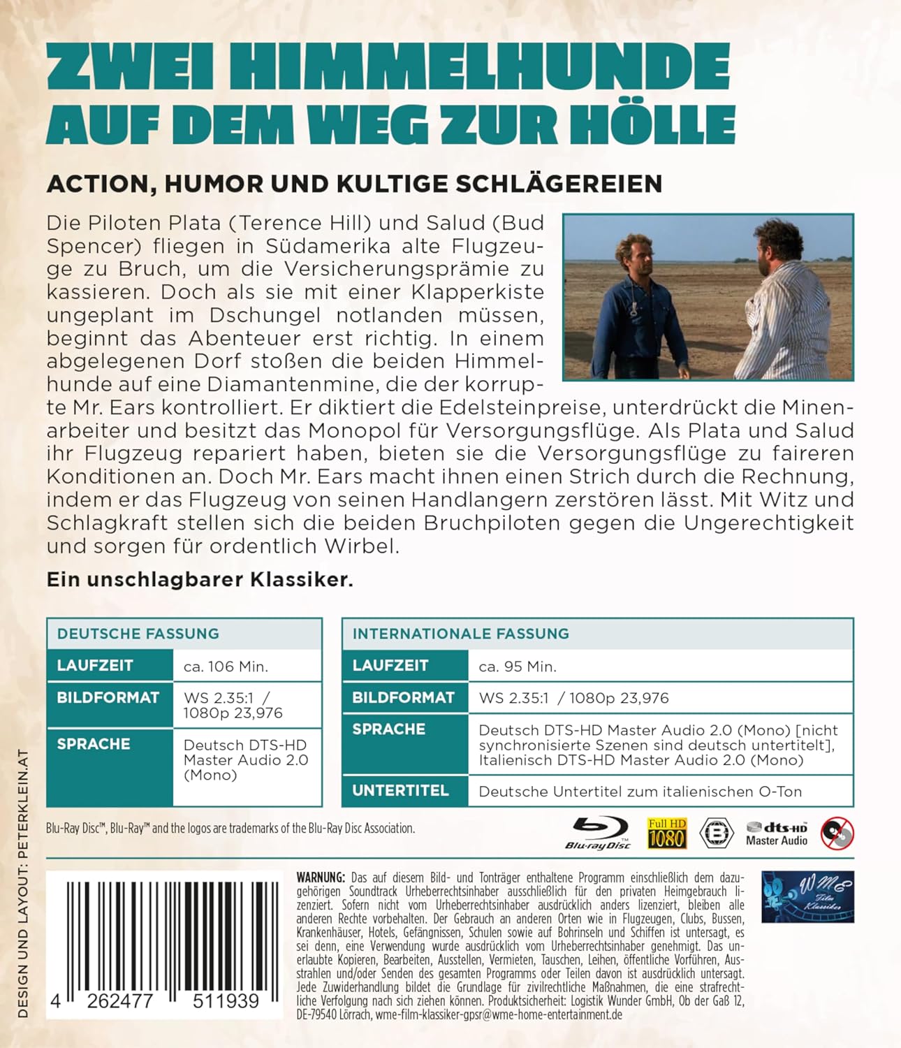 Thumbnail 1 de WME Film Klassiker „Zwei Himmelhunde auf dem Weg zur Hölle“ – Kult-Klassiker mit Bud Spencer & Terence Hill in HD-Fassungen