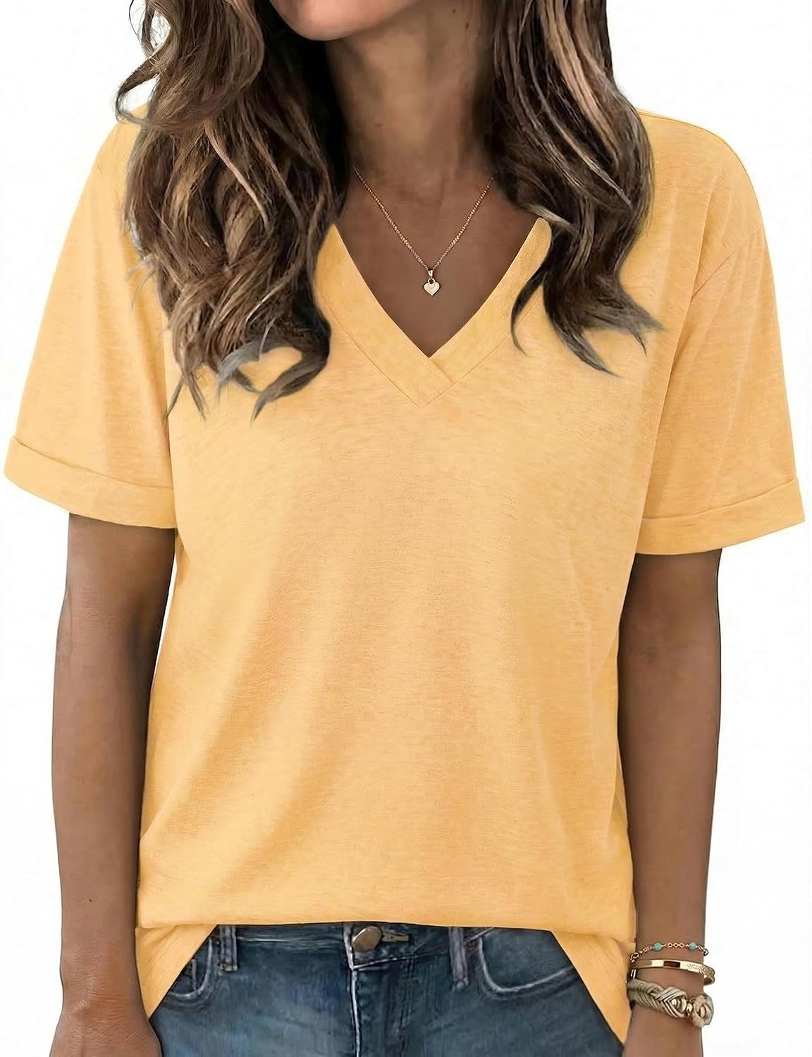 Detalle de Aottori Camiseta Manga Corta Mujer Verano