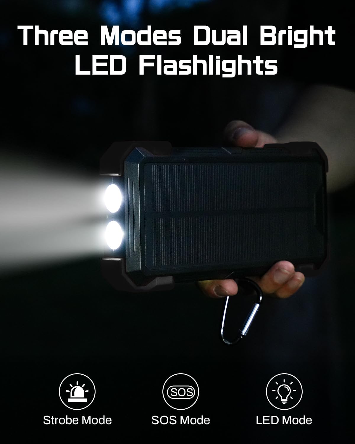 Detalle 2 de GOODaaa Solar Power Bank 24000mAh