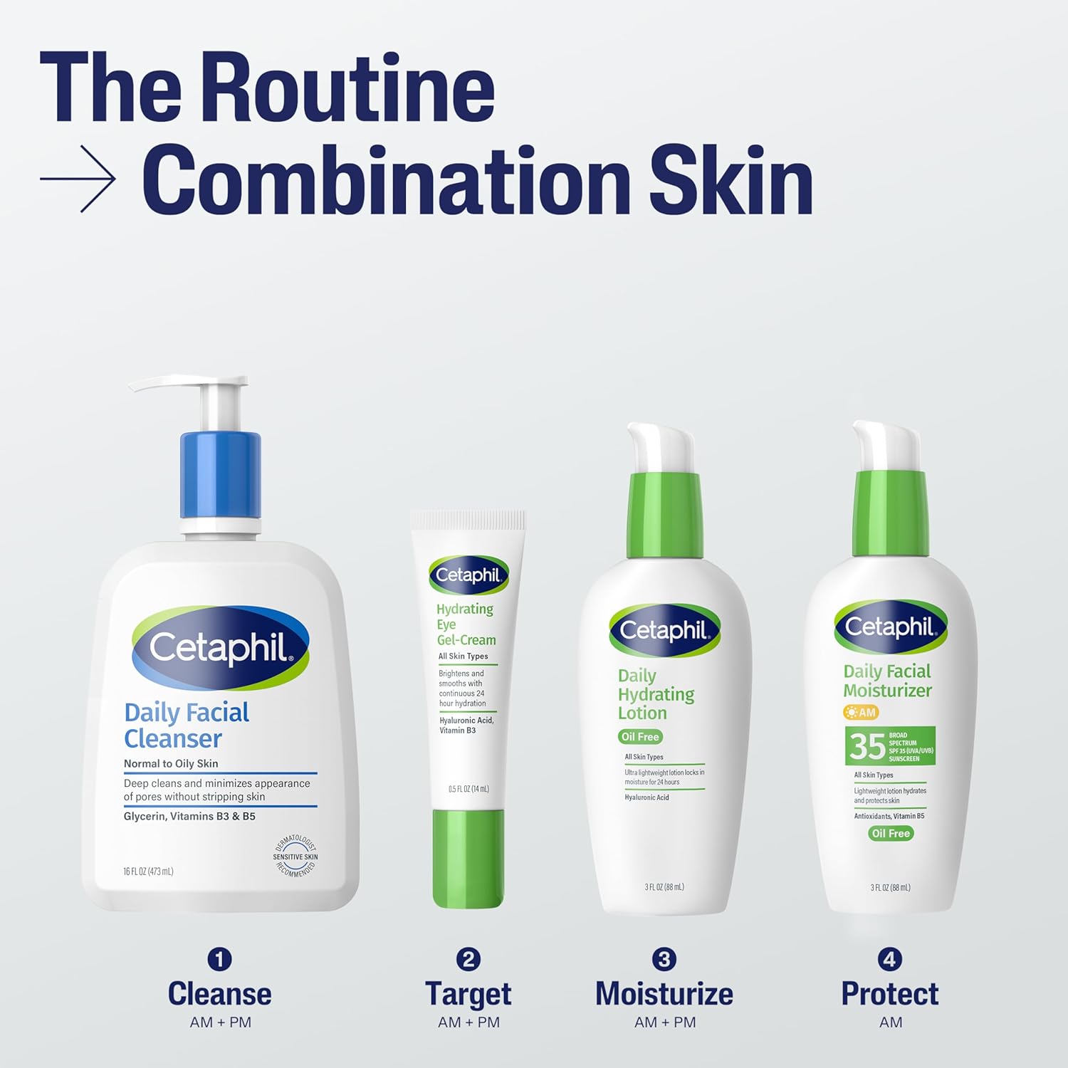 Thumbnail 4 de Cetaphil Daily Hydrating Lotion for Face with Hyaluronic Acid (3 fl oz)