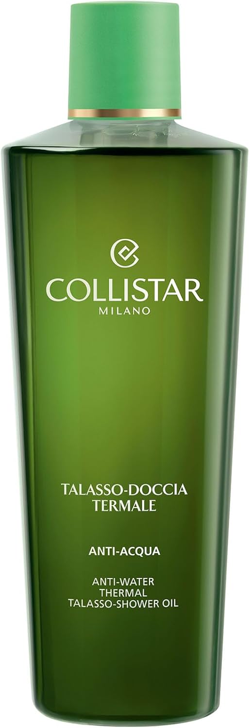 Collistar Talasso Doccia Termale Anti-Acqua: Oleo-Gel Detergente Aromatico con Acqua Termale, Bergamotto e Estratti Verdi