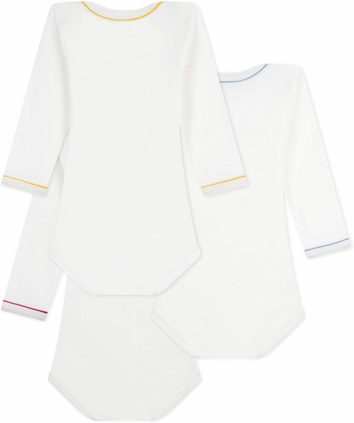 Thumbnail 1 de Petit Bateau – Lot de bodies manches longues en coton messages bébé (lot de 3)