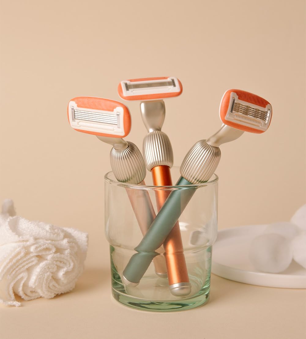 Thumbnail 5 de Fler The Razor Shave Set: rasoio donna con testine intercambiabili, supporto, lama di riserva e custodia protettiva