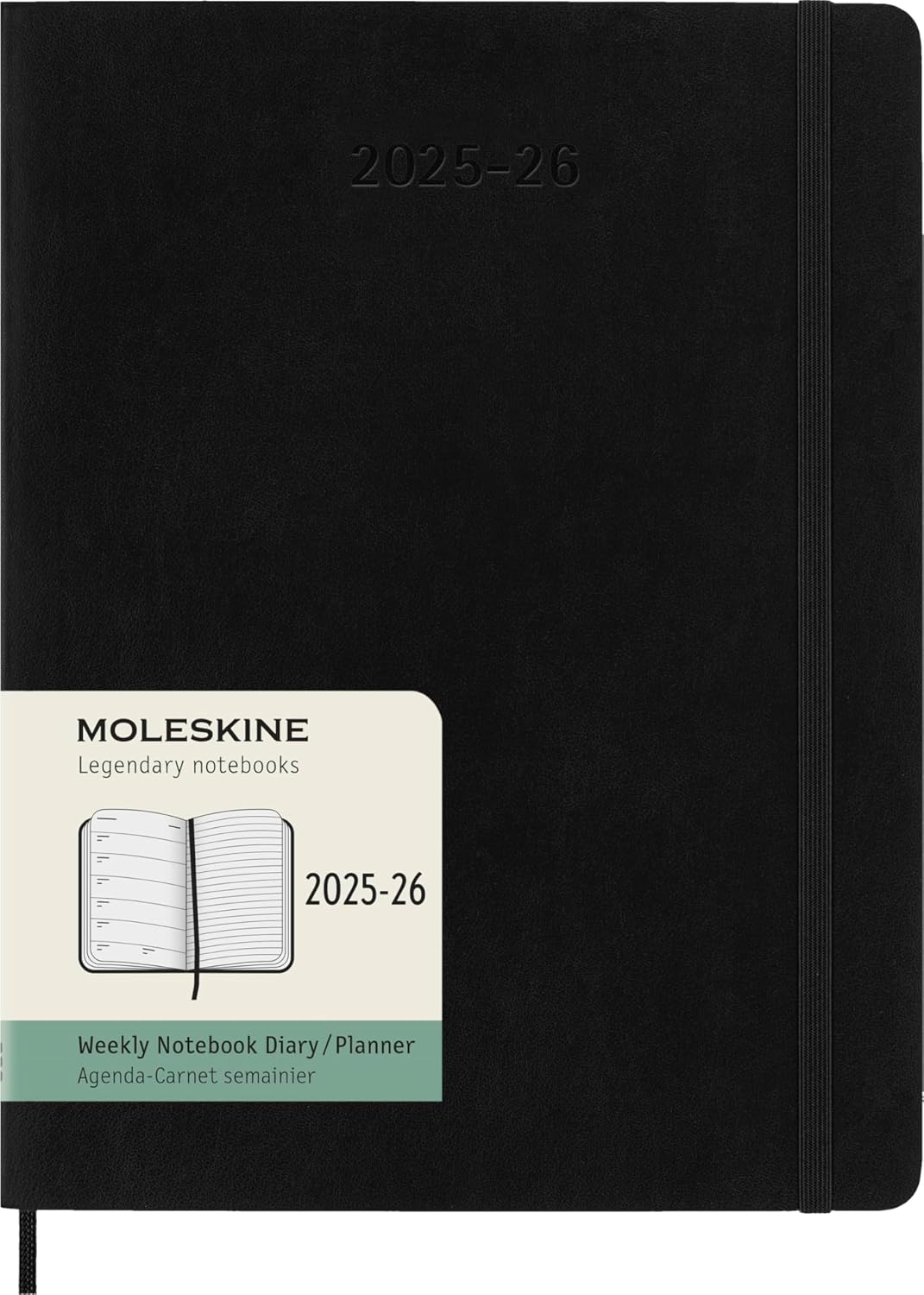 Detalle de Moleskine Weekly Planner 18‑Month XL 19x25cm