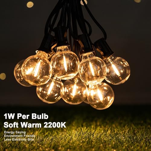 Thumbnail 6 de Guirnalda de Luces Exterior Wweixun2020 15M/50FT con 25 Bombillas LED G40 IP44