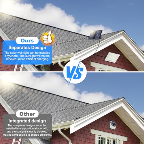 Thumbnail 6 de Lampada Solare da Esterno Realky: Faretto LED con Motion Sensor, 113 LED, 5 m di cavo, 2 Pezzi