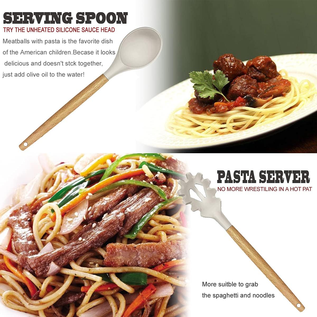 Detalle de 35-Piece Silicone Kitchen Utensil Set