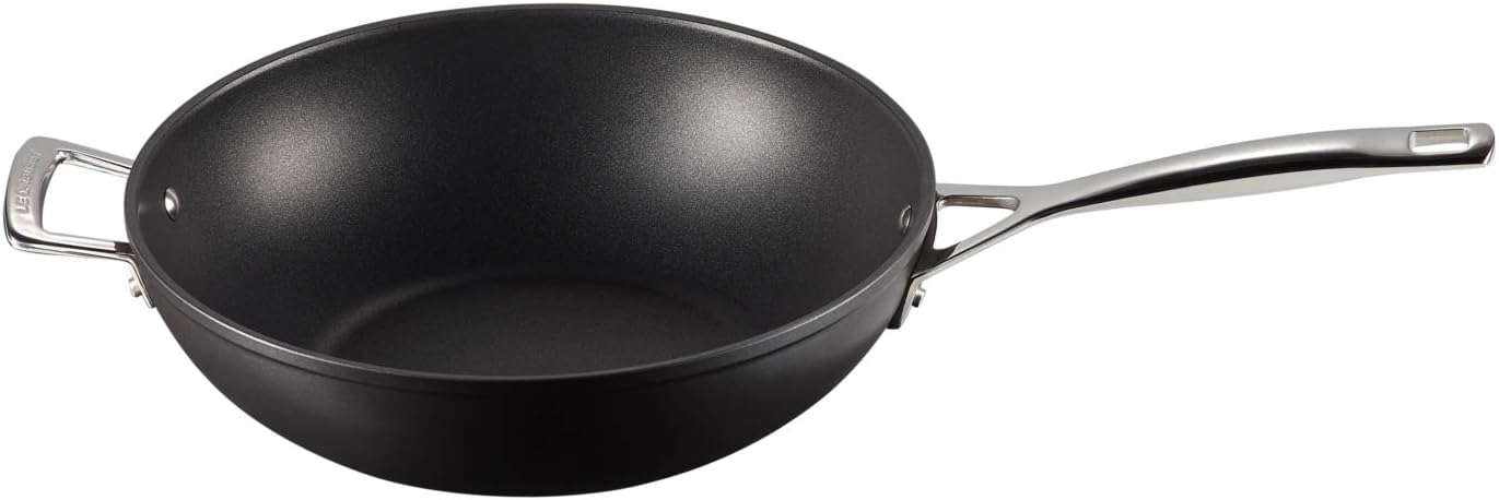 Thumbnail 2 de Le Creuset Toughened Non-Stick Stir Fry Pan 30x9cm with Helper Handle (Aluminium, 51104300010202)